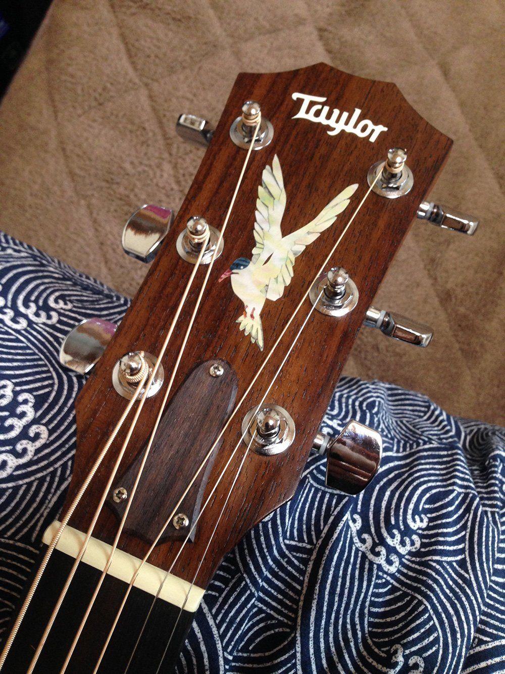 Banjo Headstock Logo - Eagle INLAY STICKER - Guitar Headstock - 6.95$ | Guitar ...