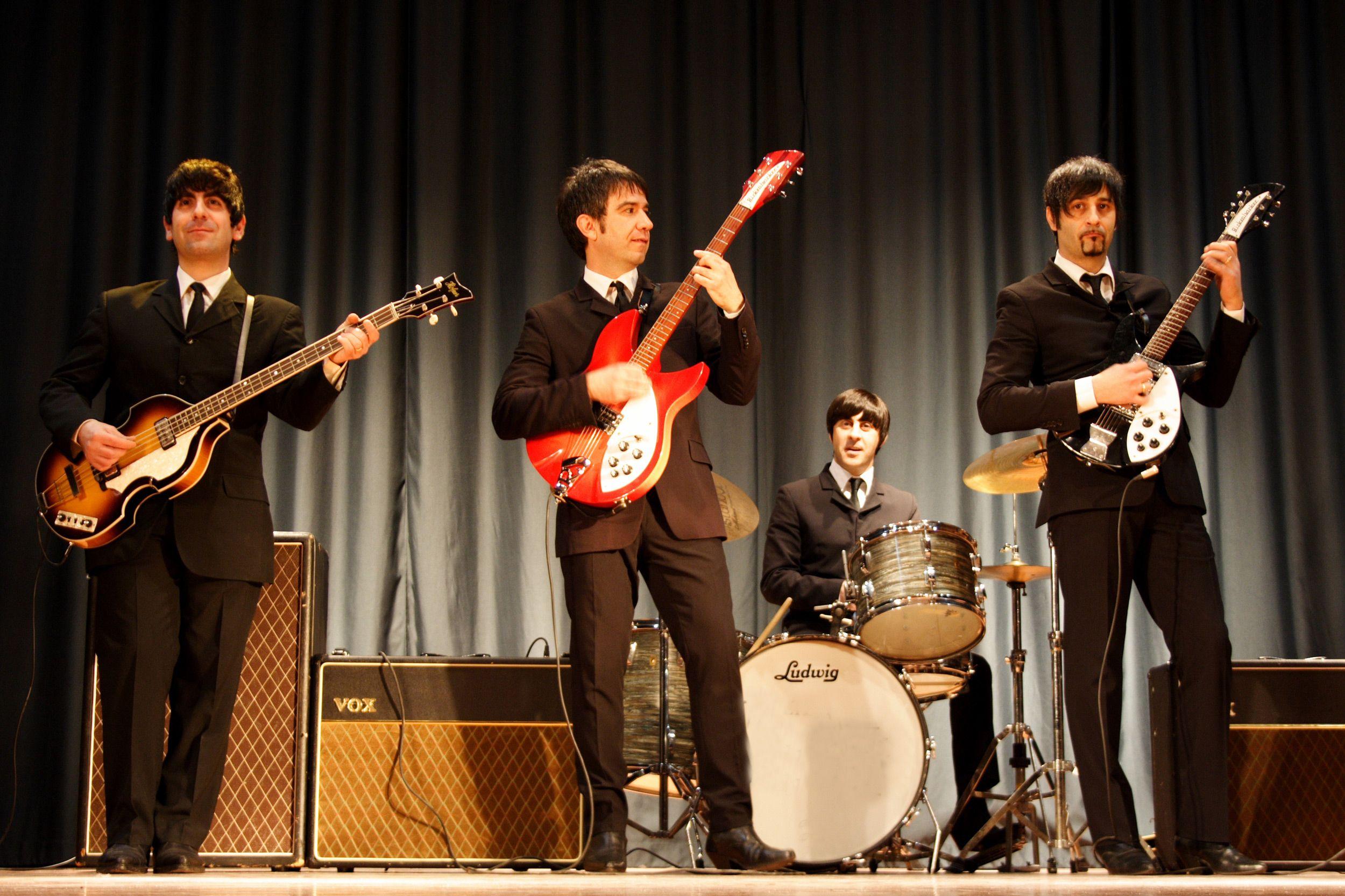 Beatles Tribute Bands Logo - Hire Beatles Tribute. Beatles Impersonators. Tribute Band Sardinia