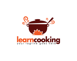 Cooking Logo - Learn Cooking Logo design - Creative and unique logo design of a ...