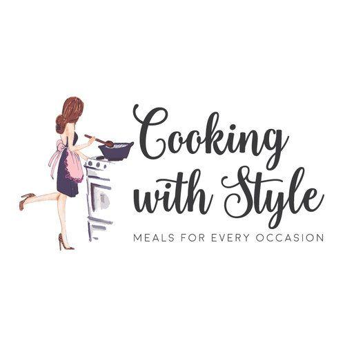 Cooking Logo - Woman Cooking Premade Logo Design - Customized with Your Business ...