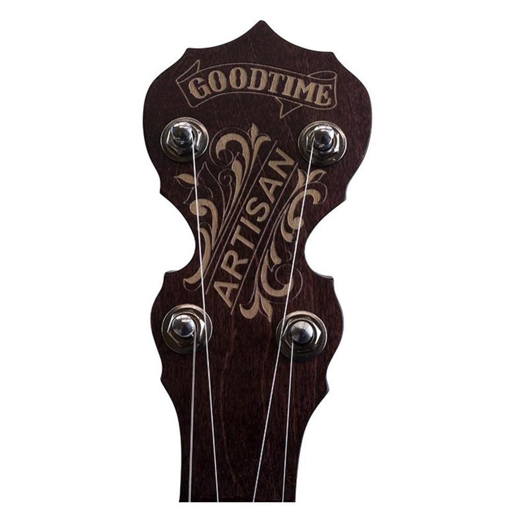 Banjo Headstock Logo - Artisan Goodtime Banjo – Deering® Banjo Company