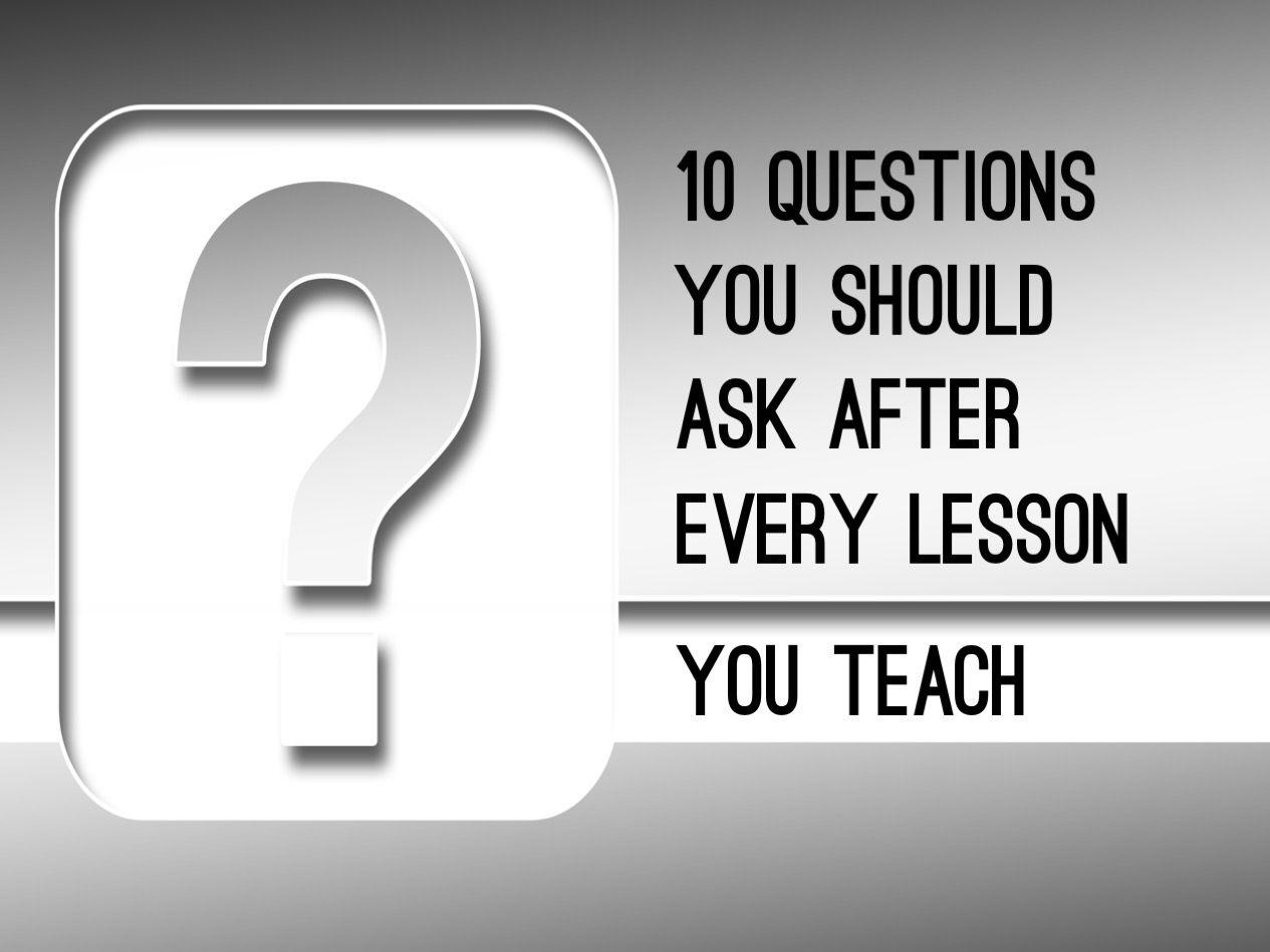 Ask Elementary Logo - Questions You Should Ask After Every Lesson You Teach RELEVANT