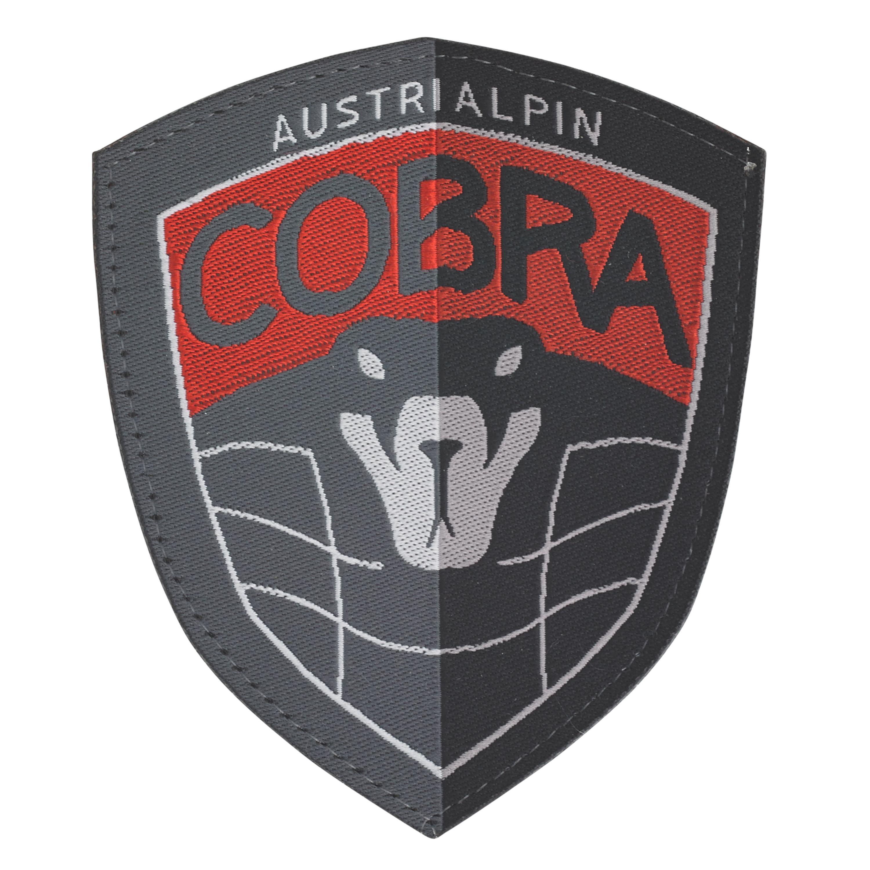 Red and Black Cobra Logo - Cobra Patch with velcro 8,3cm | red-black | AUSTRIALPIN