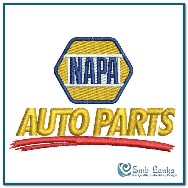 Napa Automotive Parts Logo - Napa Auto Parts Logo Embroidery Design | Emblanka.com