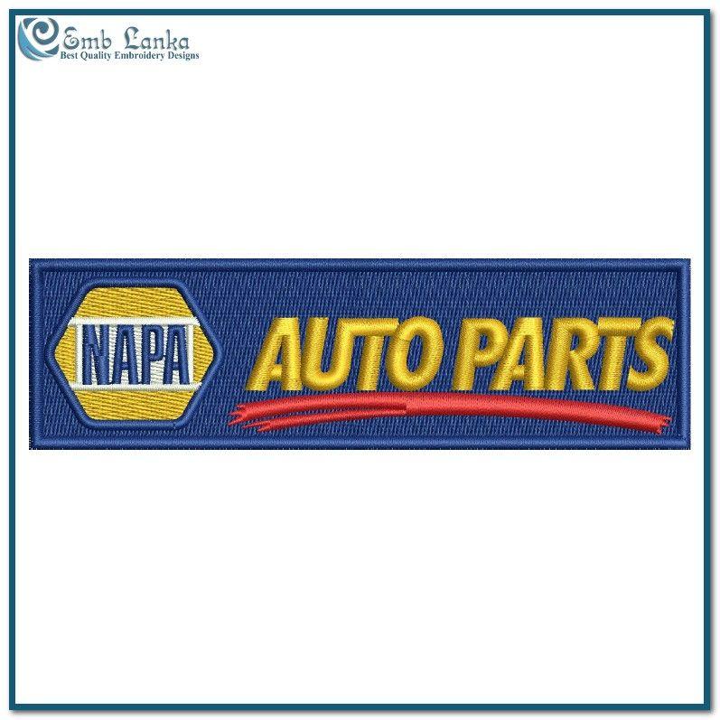Napa Auto Parts Logo - Napa Auto Parts Logo 2 Embroidery Design | Emblanka.com