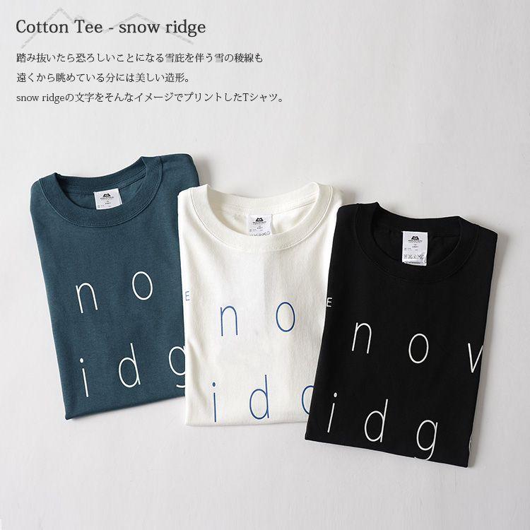 Snow Ridge Logo - croukalr: MOUNTAIN EQUIPMENT mountain equipment Cotton Tee-sniow ...