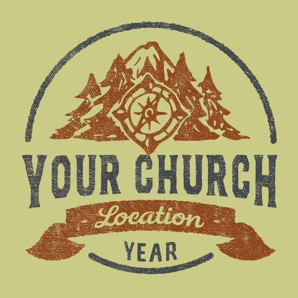 Church Camp Logo - Summer Camp T-Shirts - Free Custom Design. Free 2 Week Delivery.