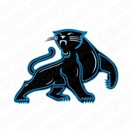 NFL Panthers Logo - CAROLINA PANTHERS LOGO SPORTS NFL FOOTBALL T-SHIRT IRON-ON TRANSFER ...