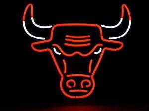 Chicago Bulls Logo - New Chicago Bulls Logo Bar Neon Light Sign 17x14