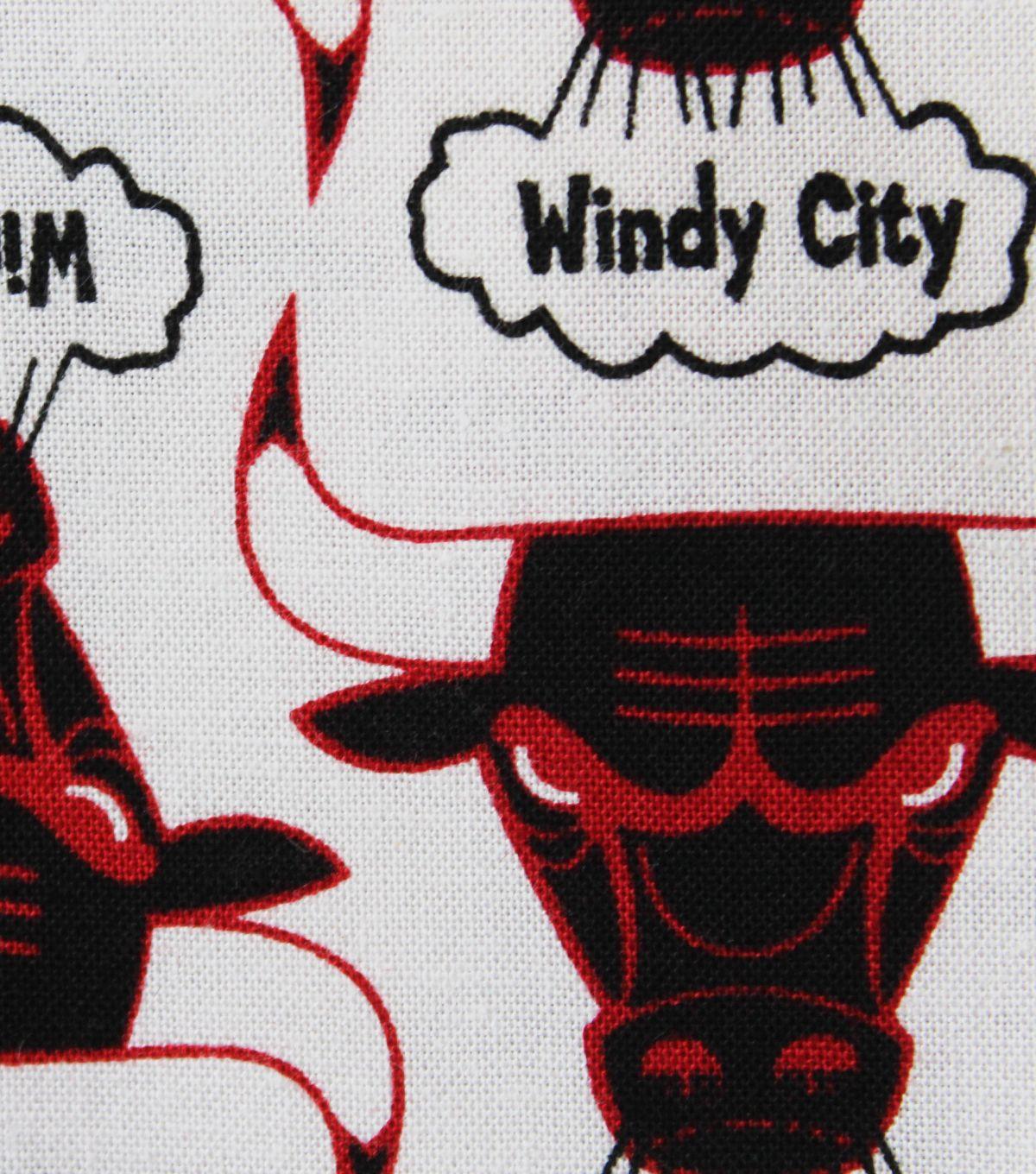 Chicago Bulls Logo - Chicago Bulls Cotton Fabric -Vintage Logo