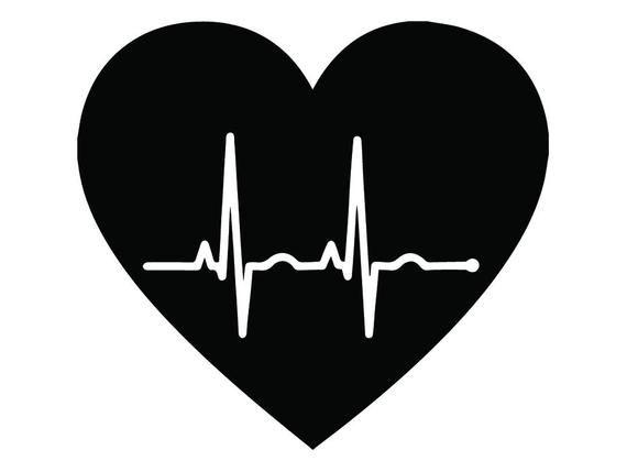 Medical Heart Logo - Medical Logo 20 Heart Beat Life Line EMT Emergency Medical | Etsy