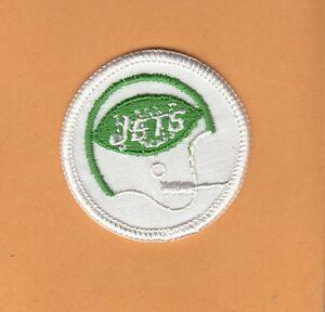 NY Jets Old Logo - 1960s NY JETS 1 BAR HELMET OLD LOGO 2inch PATCH UNSOLD | eBay
