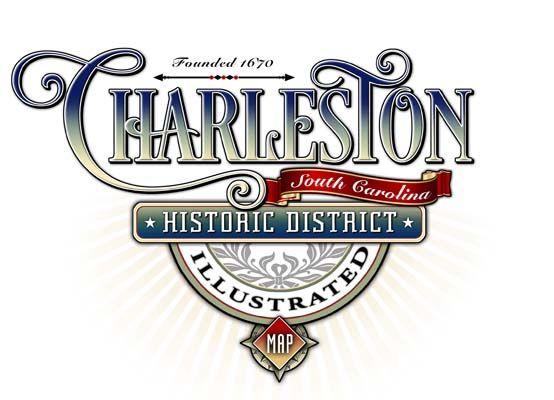 Charleston Logo - Charleston Historic District Illustrated Map - Map Gallery - CartoTalk