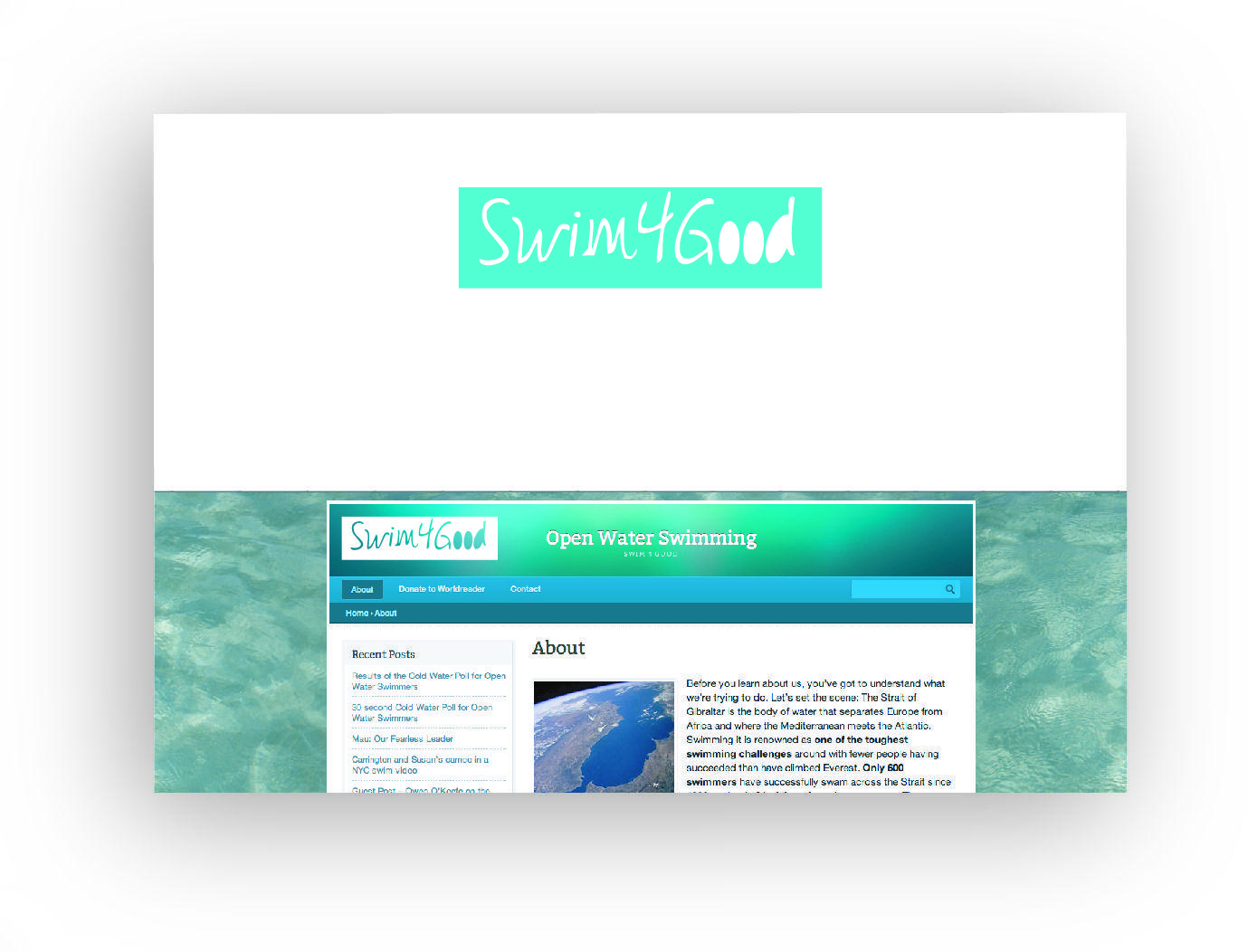 Swam Logo - Elegant, Playful, Non Profit Logo Design For Swim 4 Good