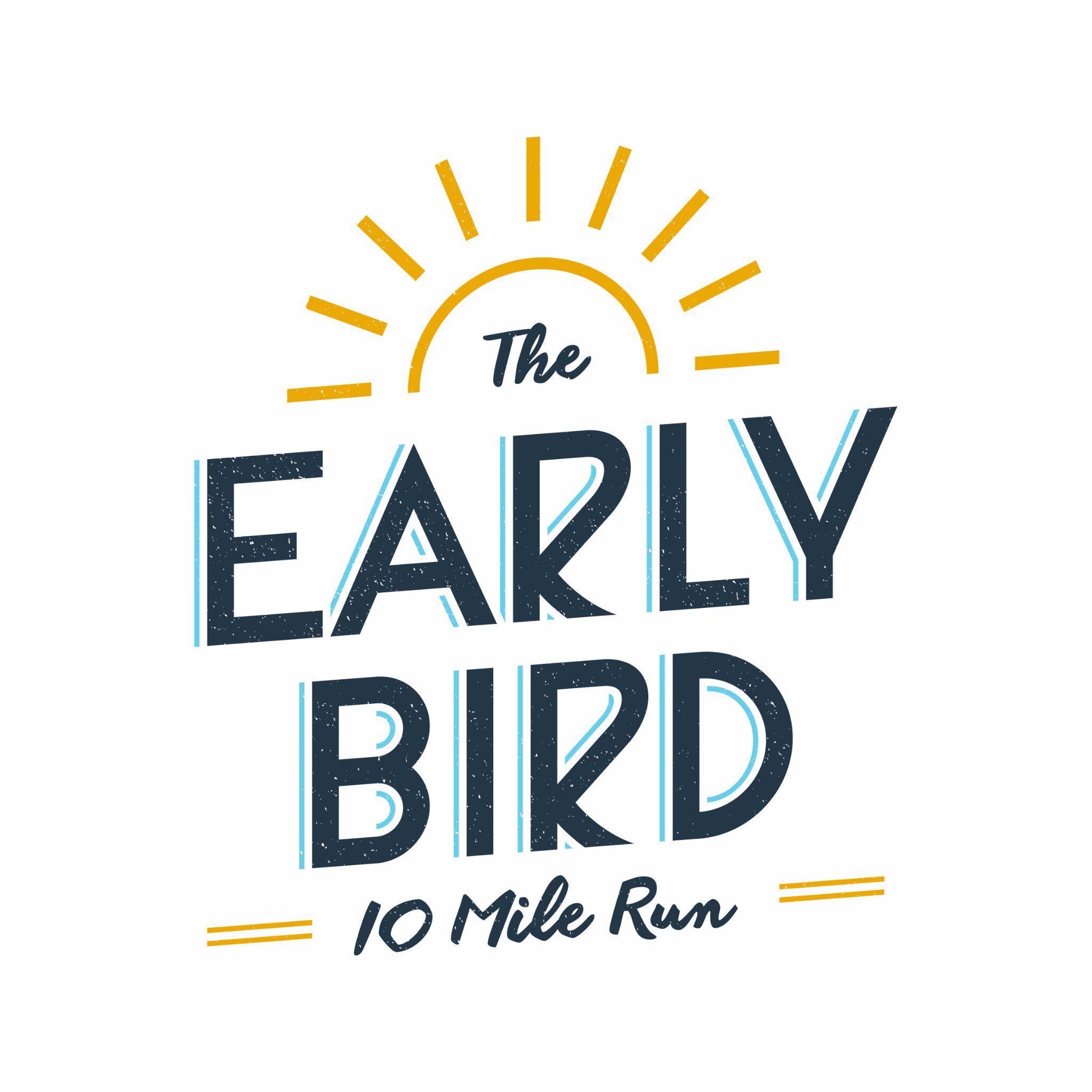 Run Bird Logo - Early Bird Run