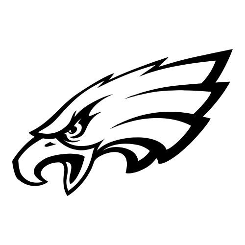 Black and White Eagle Football Logo - Eagle silhouette Logos