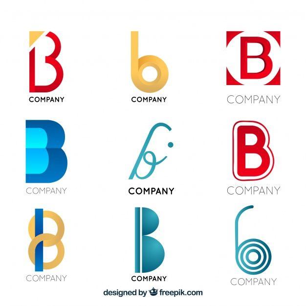 B Company Logo - Modern letter b logo collection Vector | Free Download