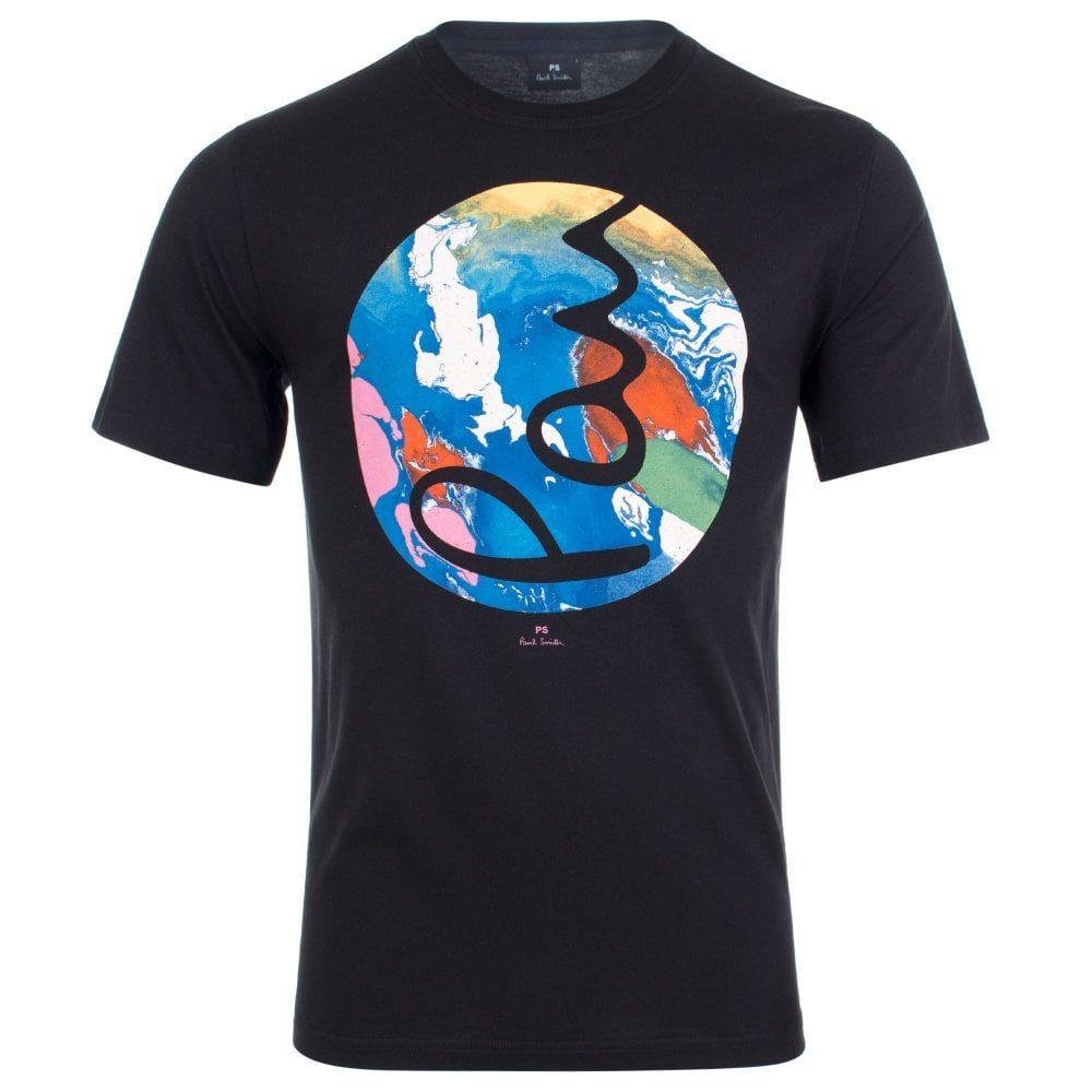 Circle T Logo - Slim-Fit 'Marble Circle' T-Shirt | Paul Smith | EQVVS