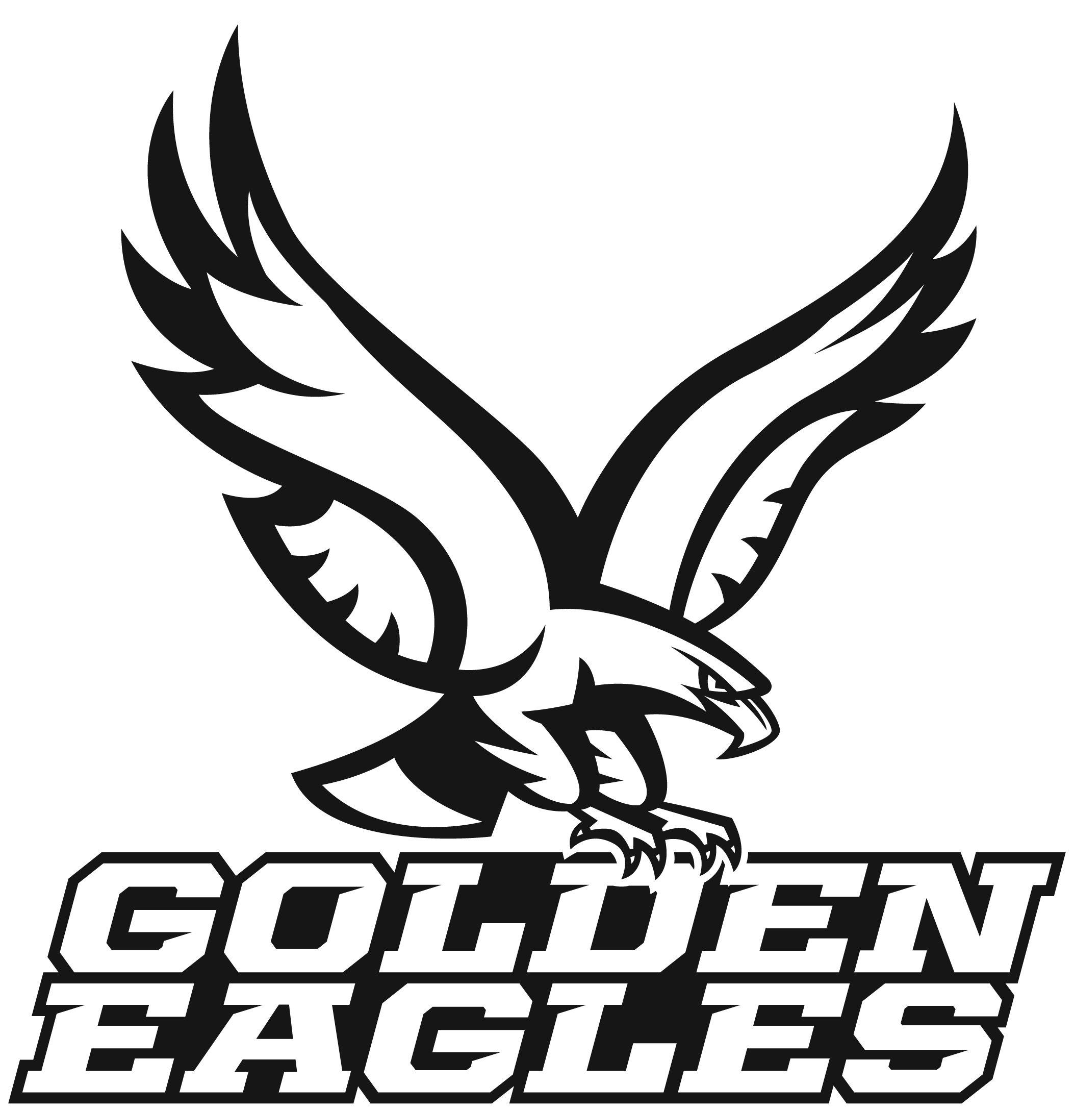 Black and White Eagle Football Logo - Athletic Logos - About Us - Holy Family Catholic Schools