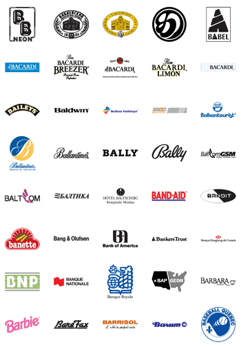 B Company Logo - Free Vector Logos: Famous Company Logos and Trademarks – Letter B ...