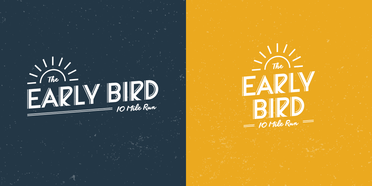 Run Bird Logo - The Early Bird. Logo & Branding