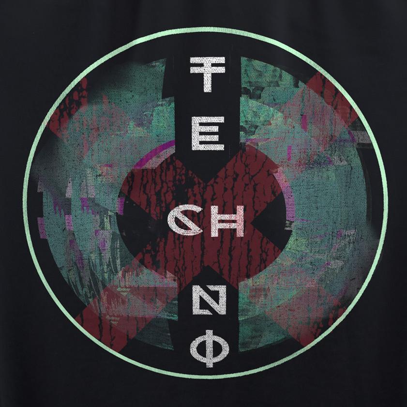 Circle T Logo - Techno Soul Circle T Shirt / Black