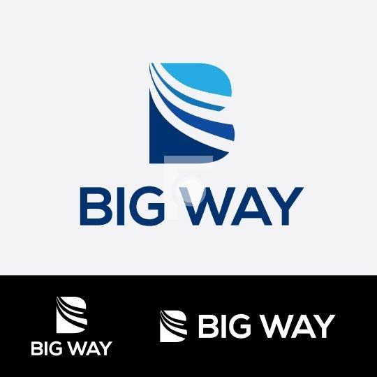 B Company Logo - B Letter Logo - Big Way Routes Travel Company Logo Template - Logo ...