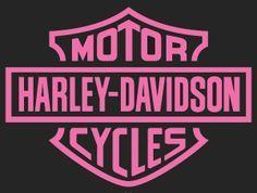 Harley-Davidson Pink Logo - Best Biker Bitch image. Harley davidson bikes, Harley davidson