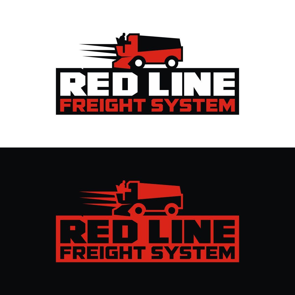 Red Trucking Company Logo - Playful, Elegant, Trucking Company Logo Design for Red Line Freight ...