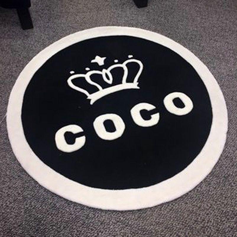 Round Brand Logo - 3D Custom Carpet Rug Brand Logo Circle Rug Round Carpet Letters Rug