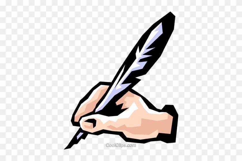 Quill in Hand Logo - Quill Clipart Hand Writing Hand Vector Png