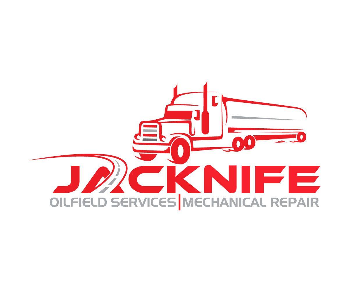 Red Trucking Company Logo - Bold, Upmarket, Trucking Company Logo Design for Jacknife by