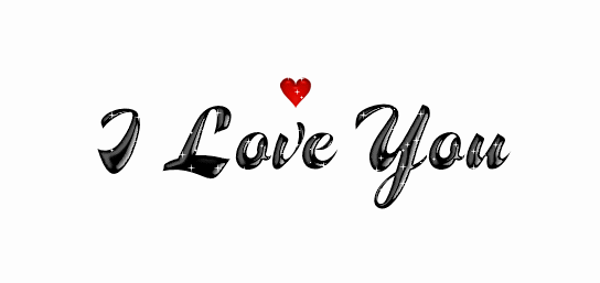 I Love You Black and White Logo - 39 I Love You Gifs