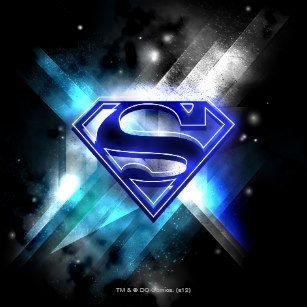 Blue and White Superman Logo - Blue Superman Logo Gifts on Zazzle
