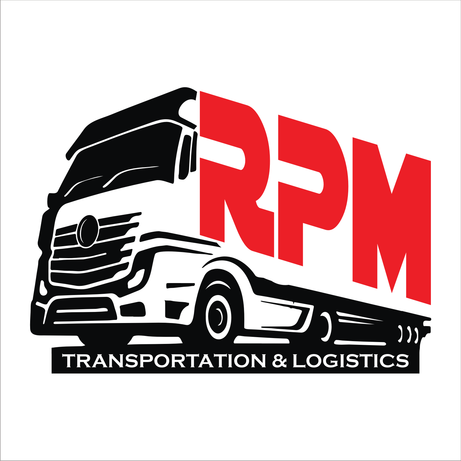 Red Trucking Company Logo - Masculine, Bold, Trucking Company Logo Design for RMP Transportation ...