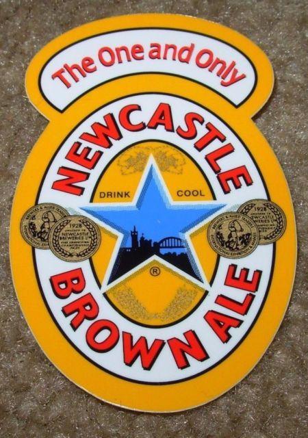 Newcastle Beer Logo - Newcastle Brown Ale 3 Classic Logo Sticker Decal Craft Beer Brewery