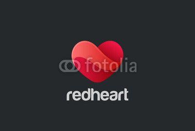 Medical Heart Logo - Heart Logo design vector. Valentine day love. Cardiology Medical