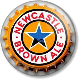 Newcastle Beer Logo - Newcastle Brown Ale Bottlemm Pin Button Badge Beer Cap