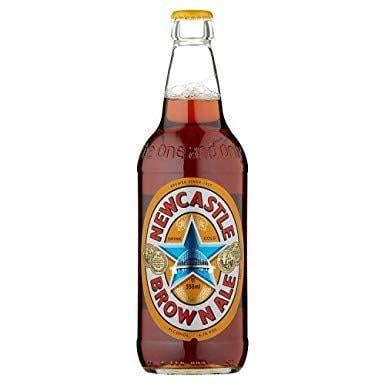Newcastle Beer Logo - Newcastle Brown Ale Bottle, 550ml: Amazon.co.uk: Grocery
