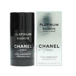 Platinum Chanel Logo - Chanel Platinum Egoiste Deodorant Stick For Men 2oz 75ml * New in ...