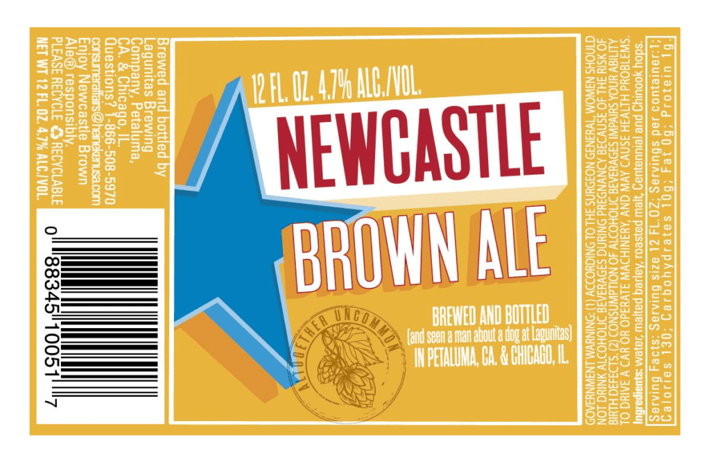 Newcastle Beer Logo - Lagunitas To Brew Newcastle Brown Ale - American Craft Beer