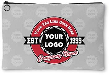 Zipper Company Logo - Amazon.com : Logo & Tag Line Zipper Pouch.5x6