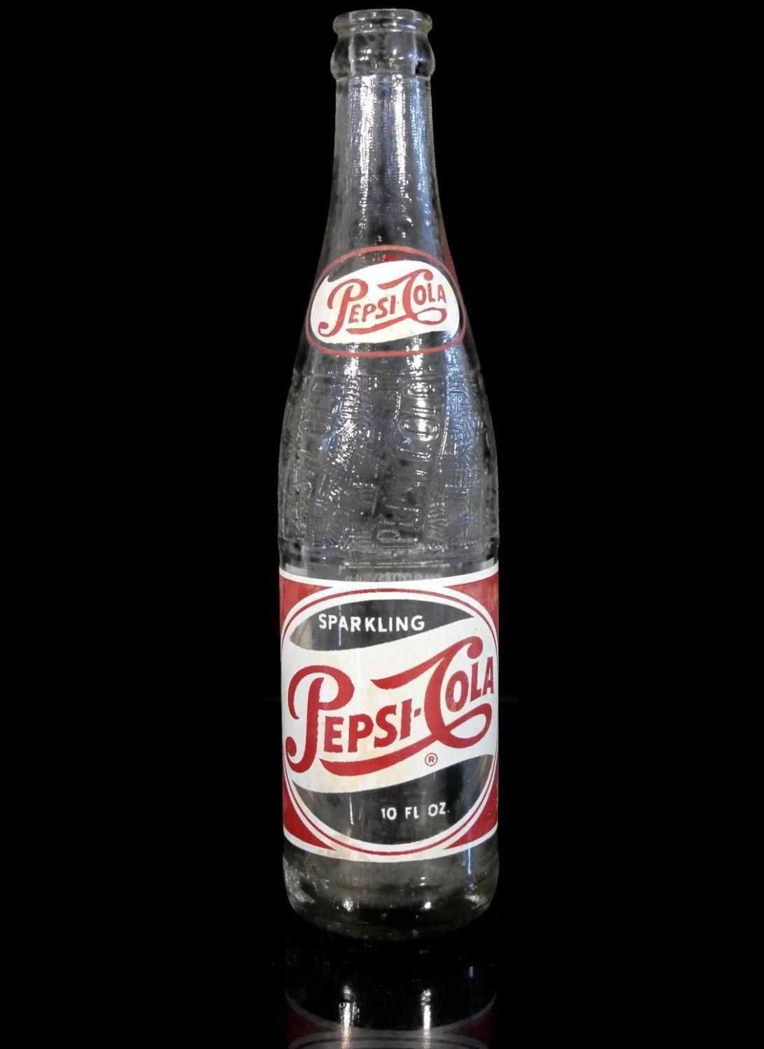 Vintage Pepsi Bottle Logo - Vintage Pepsi Bottle -- Pepsi-Cola Bottle -- 1952 Embossed Pepsi ...