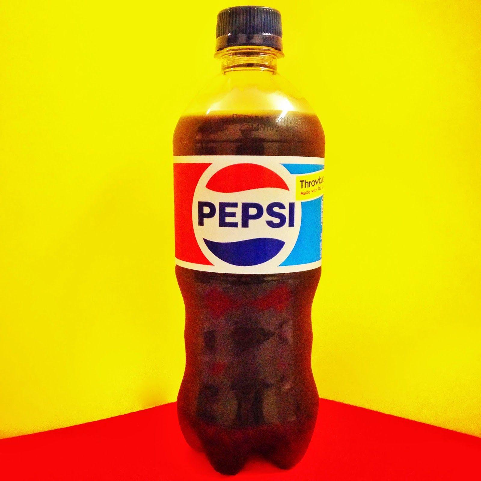 Vintage Pepsi Bottle Logo - Pepsi Throwback 20 oz Bottle & 12 oz Can (2013) | Snaxtime