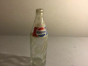 Vintage Pepsi Bottle Logo - Vintage Pepsi Cola Swirl 16.9 Oz Glass Bottle Swirl | eBay