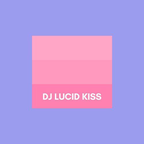 Purple Red Square Logo - Pastel Purple and Pink Square Dj Lucid Kiss Logo - Templates by Canva