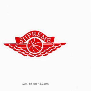 Dope Jordan Logo - Supreme Red Jordan Vinyl Dope Stickers Decal Skateboard Laptop
