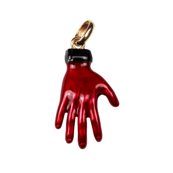 Silver On a Red Hand Logo - The Red Hand Charm Order. Nick Cave Official UK Store