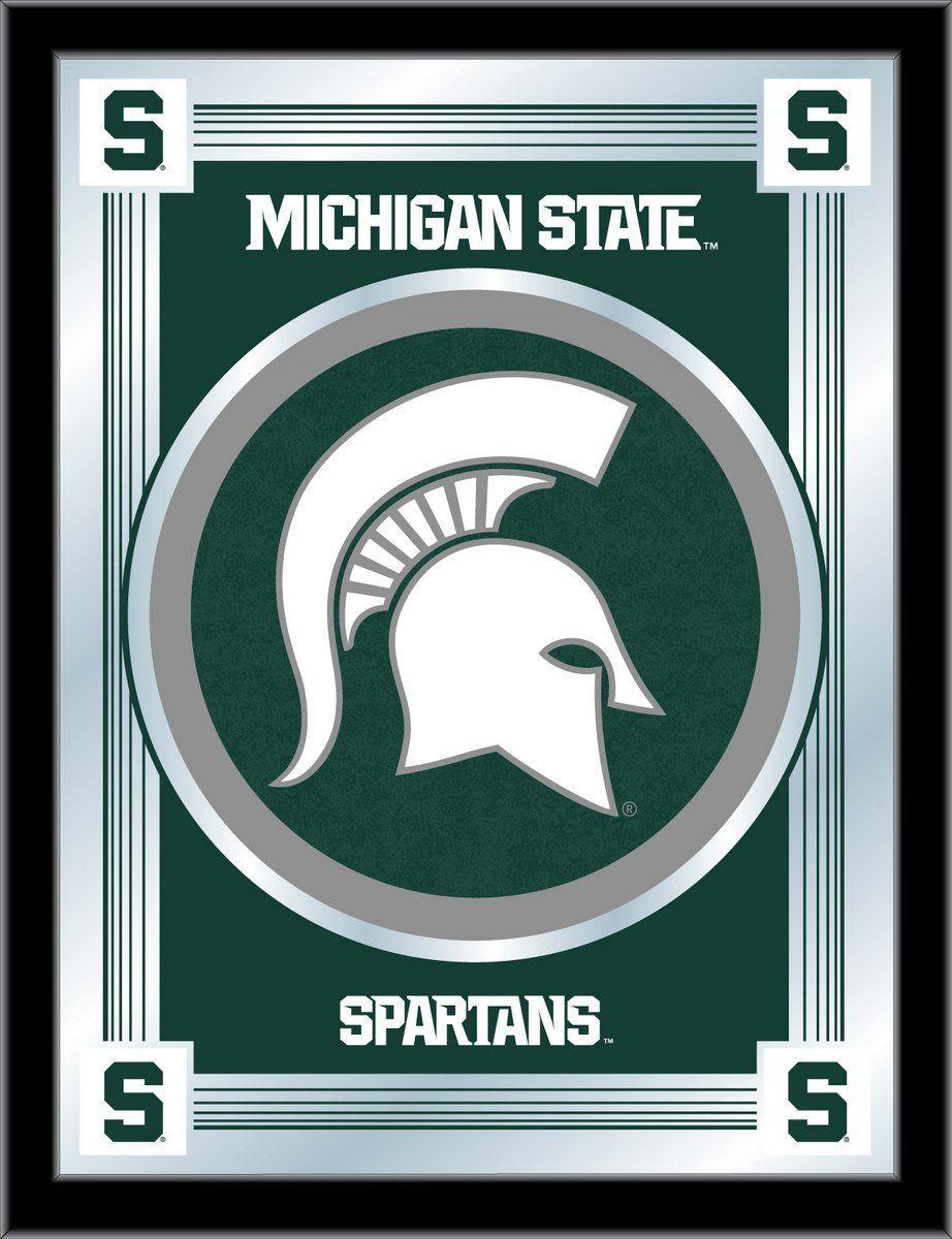 Michigan State Spartans Logo - Amazon.com : Holland Bar Stool Company NCAA Michigan State Spartans ...