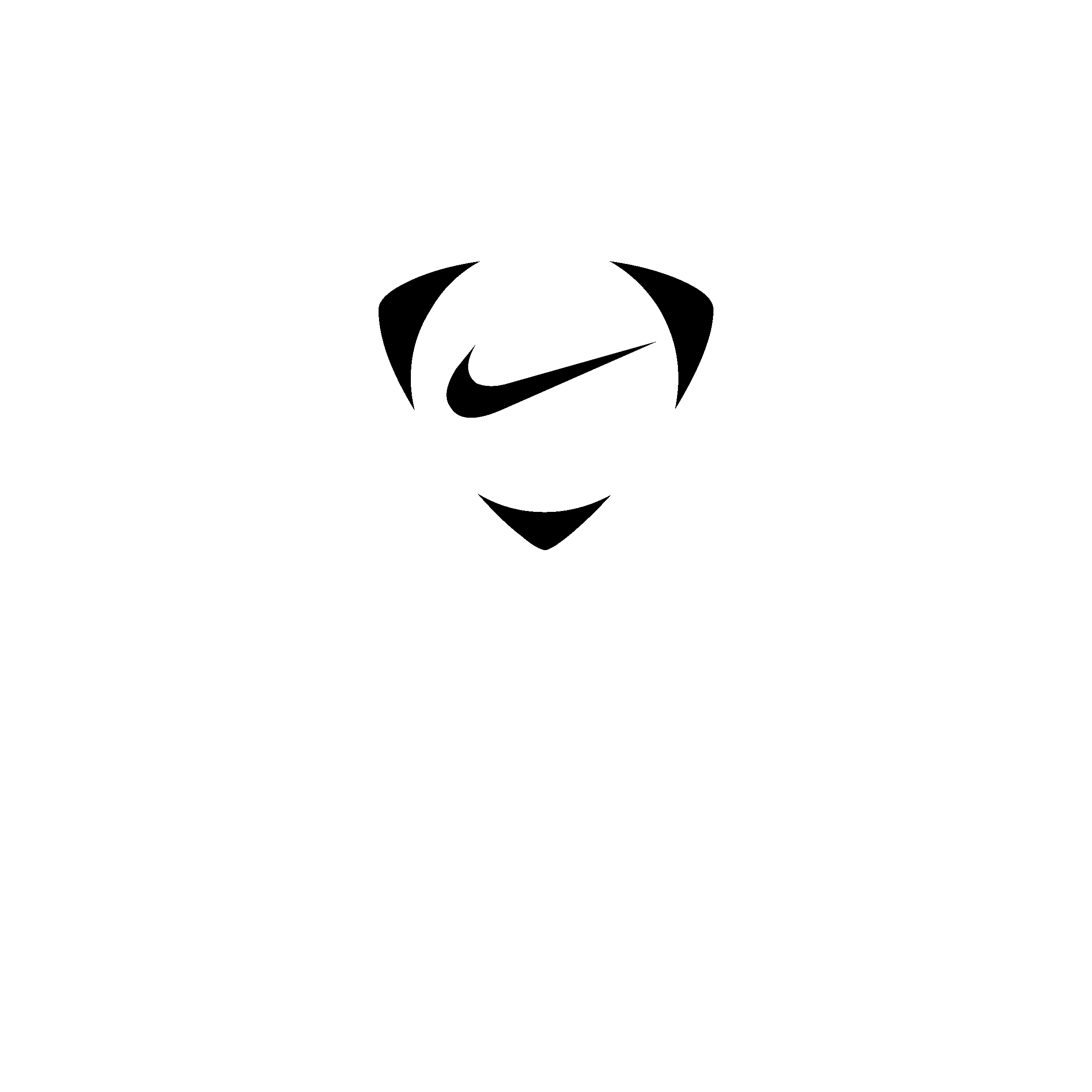 Black and White Nike Football Logo - Nikefootball com Logo PNG Transparent & SVG Vector - Freebie Supply